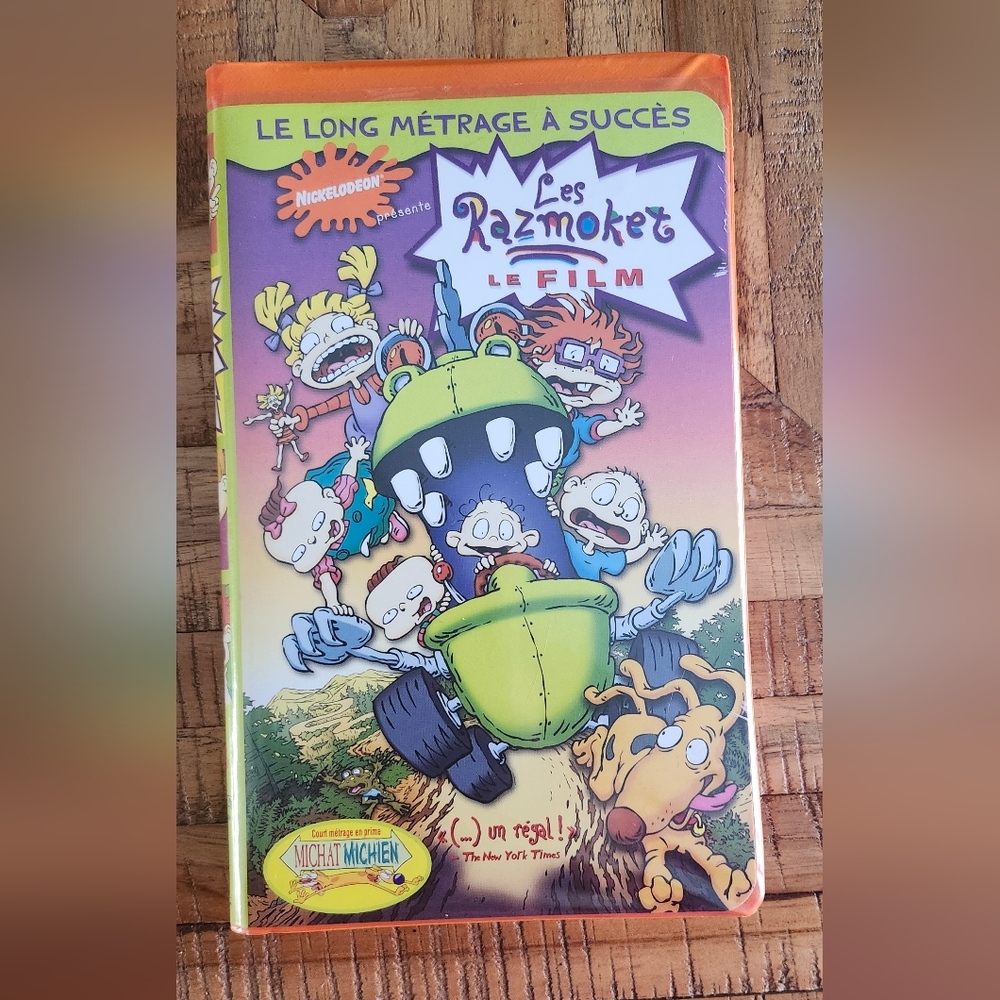 VHS Les razmoket le film +court métrage michat-michien nickelodeon